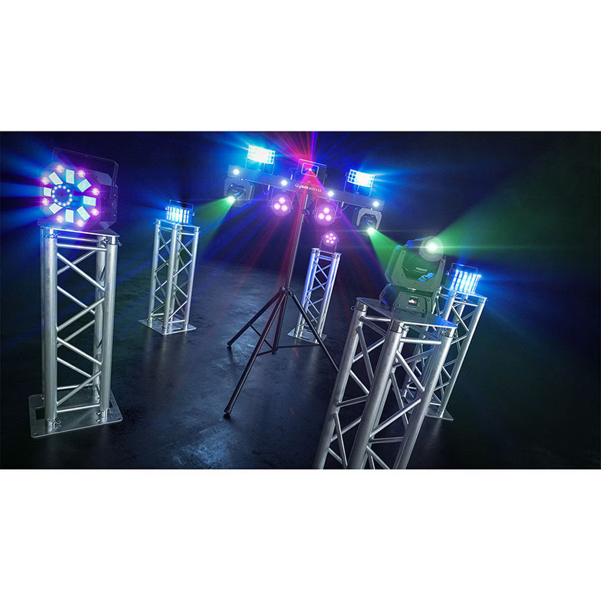Chauvet DJ Gig Bar Move + ILS - 5-in-1 LED Lighting System with 2 Moving Heads