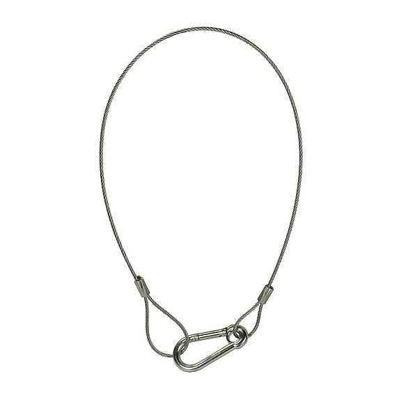The Light Source Safety Cable, 30", Silver