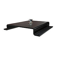 The Light Source Light Mount 8x8 - Screw Down Floor Mount Stand - Black