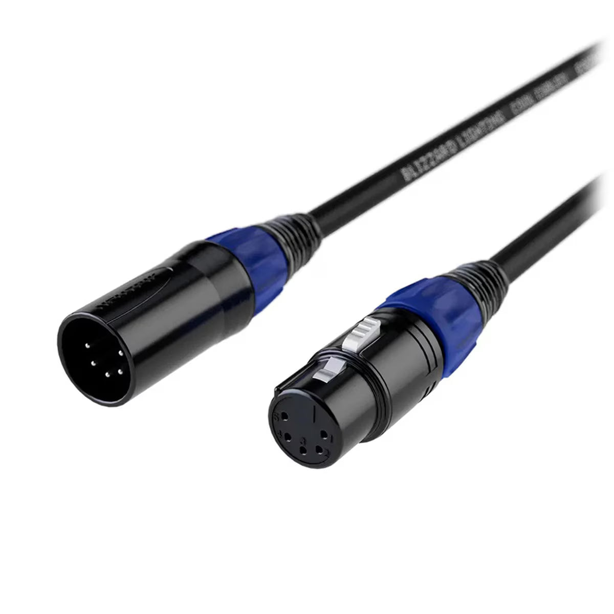 Blizzard DMX-5PIN-3Q XLR Male to XLR Female DMX Cable