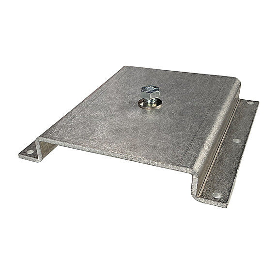 The Light Source Light Mount 8x8 - Screw Down Floor Mount Stand - Silver - LM8X8M