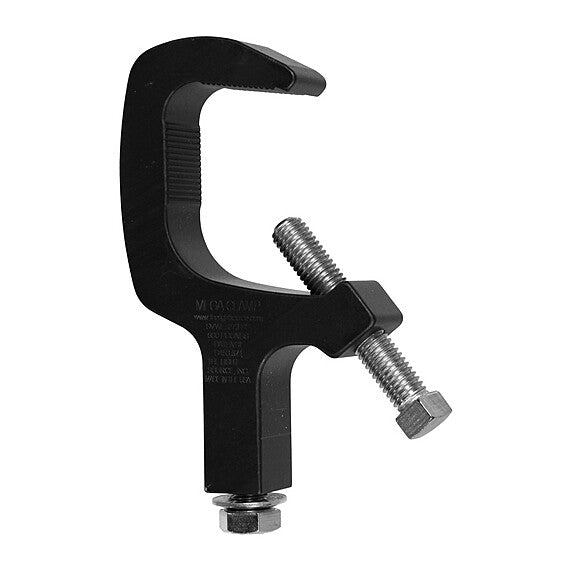 The Light Source Mega-Clamp with Stainless Steel Hardware - Black Anodized - MAB-SS