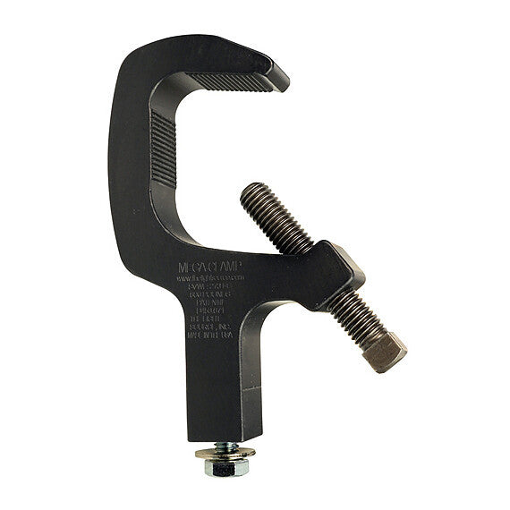 The Light Source Mega-Clamp with 5/16" Bottom Bolt - Black Anodized