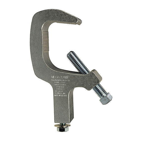The Light Source Mega-Clamp with 3/8" Bottom Bolt - Silver