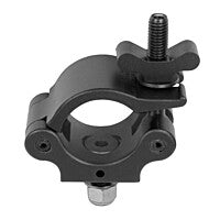 The Light Source Mega-Coupler with 1/2" Flat Head Bolt - Stainless Steel Hardware - Black Anodized