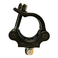 The Light Source Mega-Coupler with 1/2" Flat Head Bolt - Nyloc Nut instead of the Aluminum Mega-Coupler Wing Nut - Black Anodized