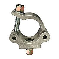 The Light Source Mega-Coupler with 1/2" Flat Head Bolt - Nylock Nut Instead of the Aluminum Mega-Coupler Wing Nut - Silver