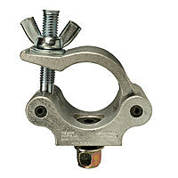 The Light Source Mega-Coupler with 1/2" Flat Head Bolt - Steel Wingnut Instead of the Aluminum Mega-Coupler Wing Nut - Silver